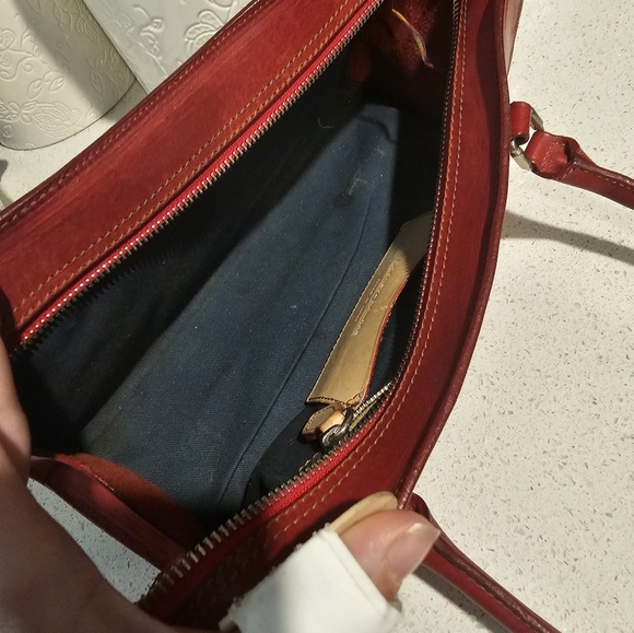 Dooney and Bourke Red Handbag Purse - Picture 2 of 10